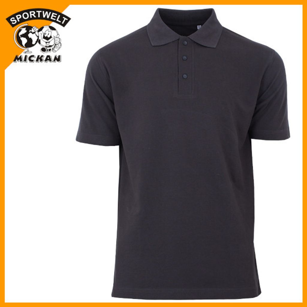 Promodoro Men‘s Polo Piqué Poloshirt Gr.XL graphite Produktbild 
