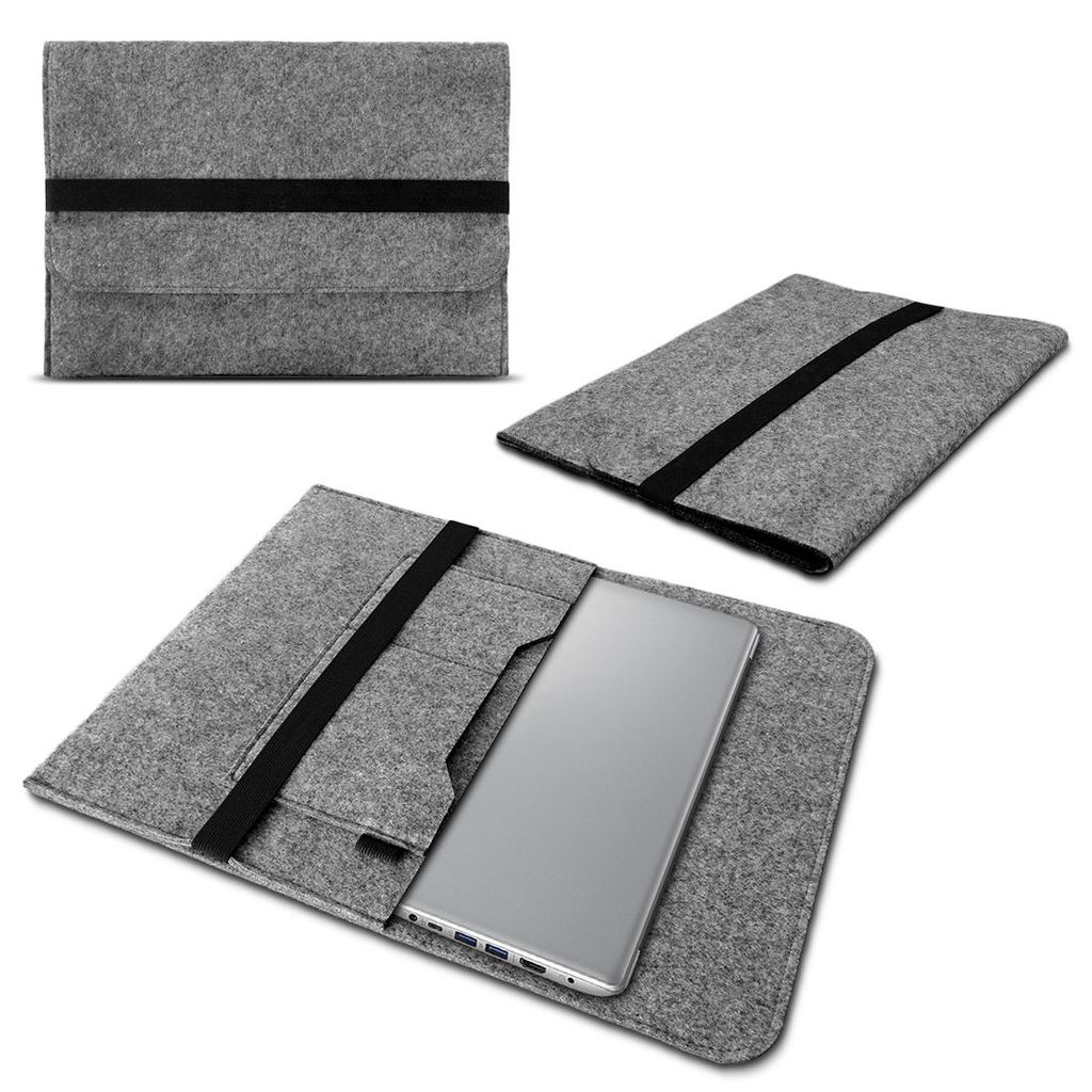 Sleeve Tasche für Samsung Galaxy Book Pro 360 15,6 Zoll Hülle Filz SchutzhülleNotebook Filz Farbe UC:Grau