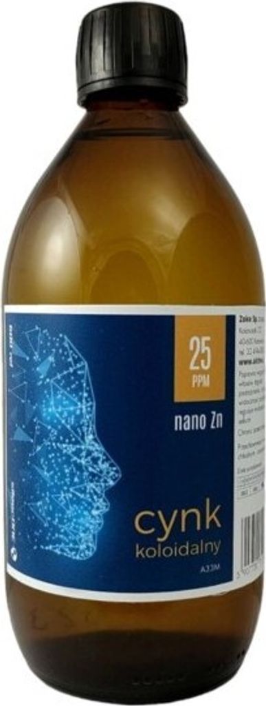 ZOKE Nichtionisches kolloidales Zink 25 ppm 500 ml