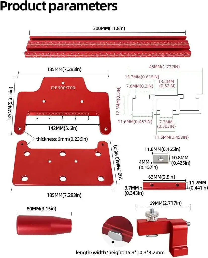 Guide de sciage rectiligne 1500 mm pour découpes de bois précises - 3