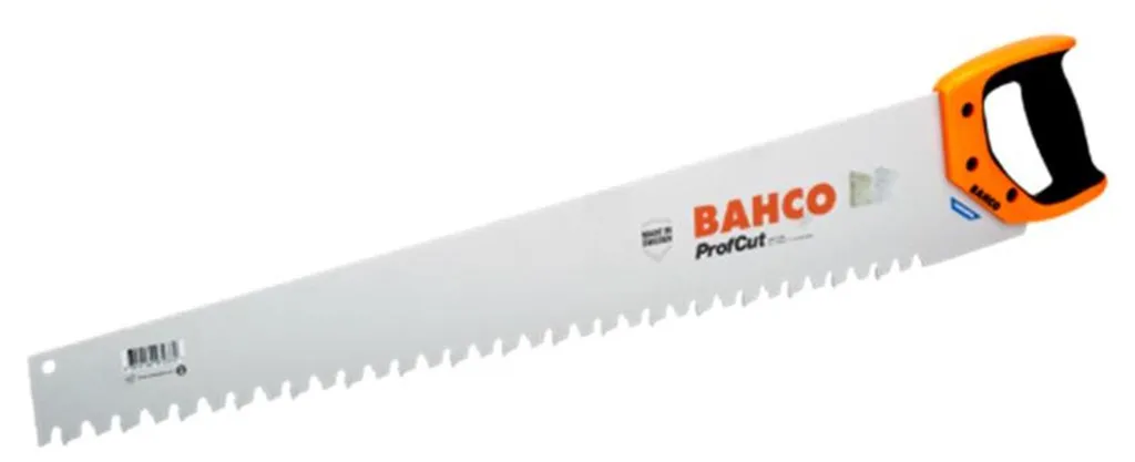 Scie à béton Bahco 620mm : idéale pour scier le béton cellulaire facilement