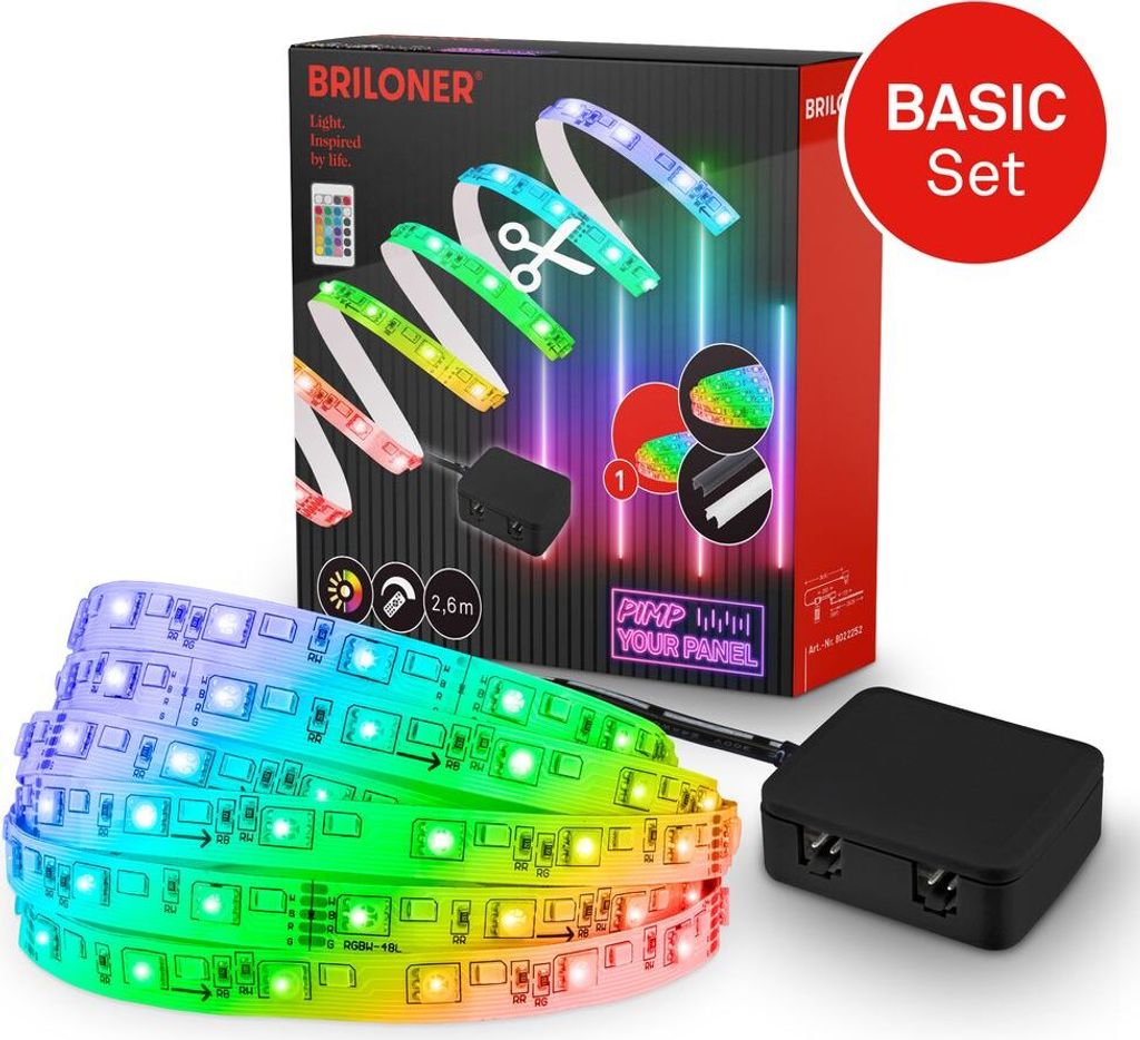 Briloner Pimp your Panel LED Strip, Basisset RGB, Pimp your Produktbild 