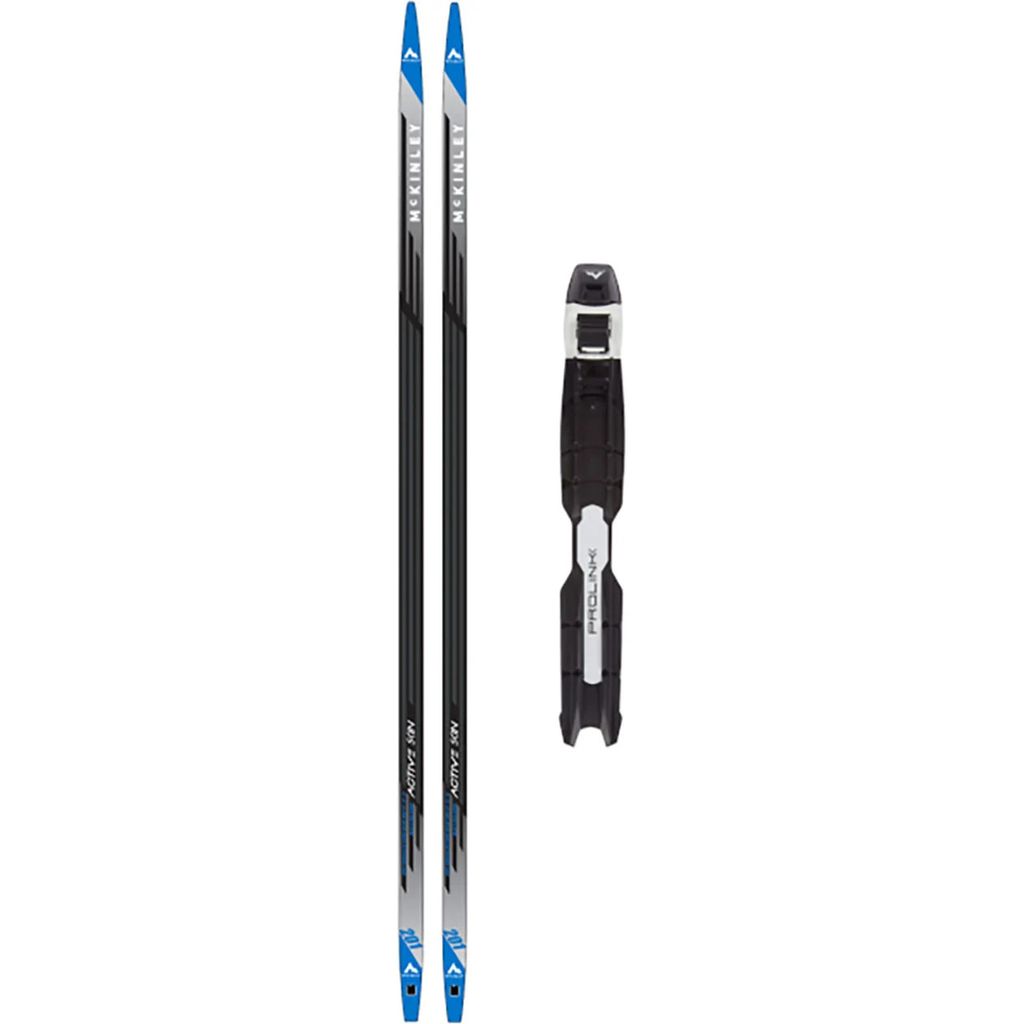 McKINLEY Ux.-Langlauf-Set Active SKIN + PLK BLACK/GREY/BLUE 200