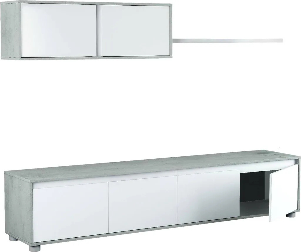 Gagnez de l'Espace avec le Mur d'Étagères Amir Blanc à 4 Tablettes