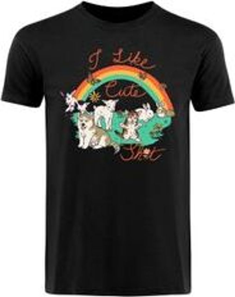 Hillary White Rabbit - I Like Cute Shit - T-Shirt
