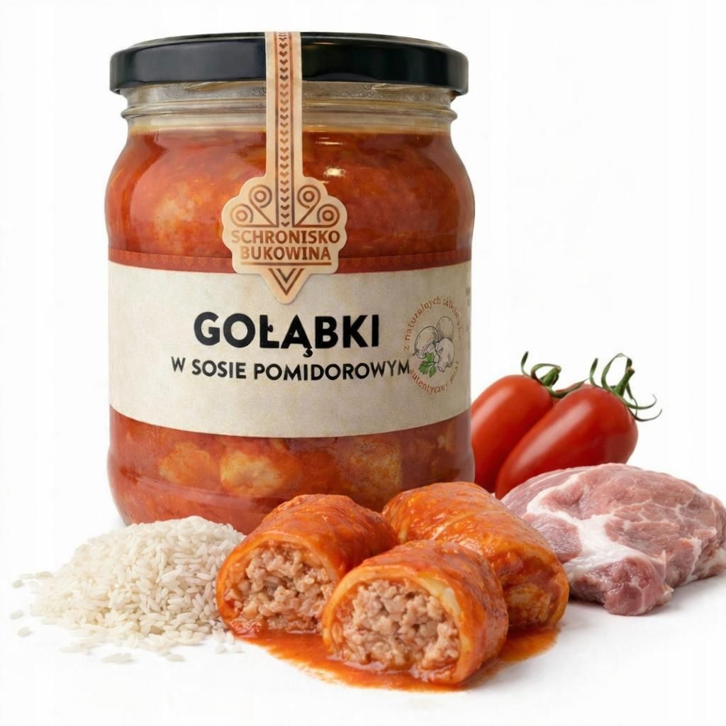 Gefülltes Kraut in Tomatensoße 400g- Schronisko Bukowina Produktbild 