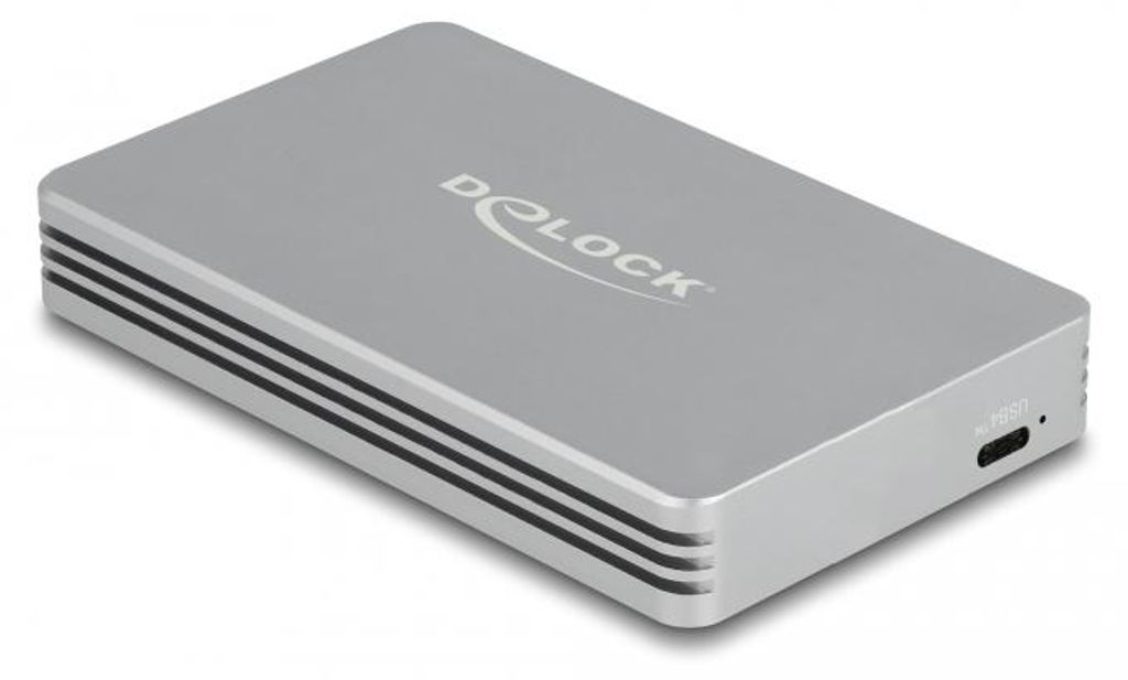 DELOCK USB4 40 Gbps Gehäuse für 1xM.2 NVMe SSD-werkzeugfrei