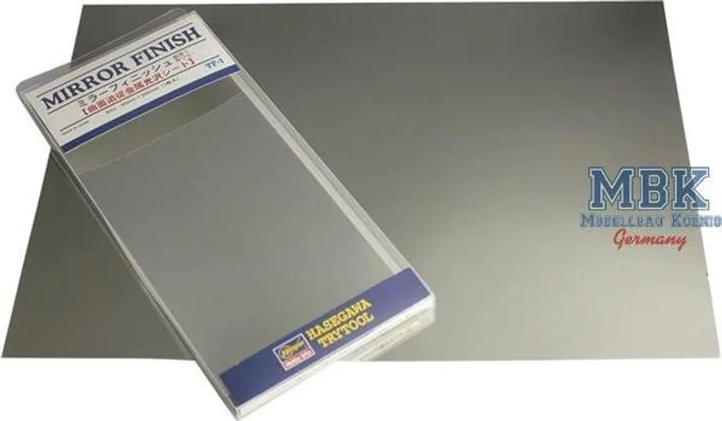 Film Adhésif Effet Miroir sans Peinture Hasegawa HAS71918 Format A4