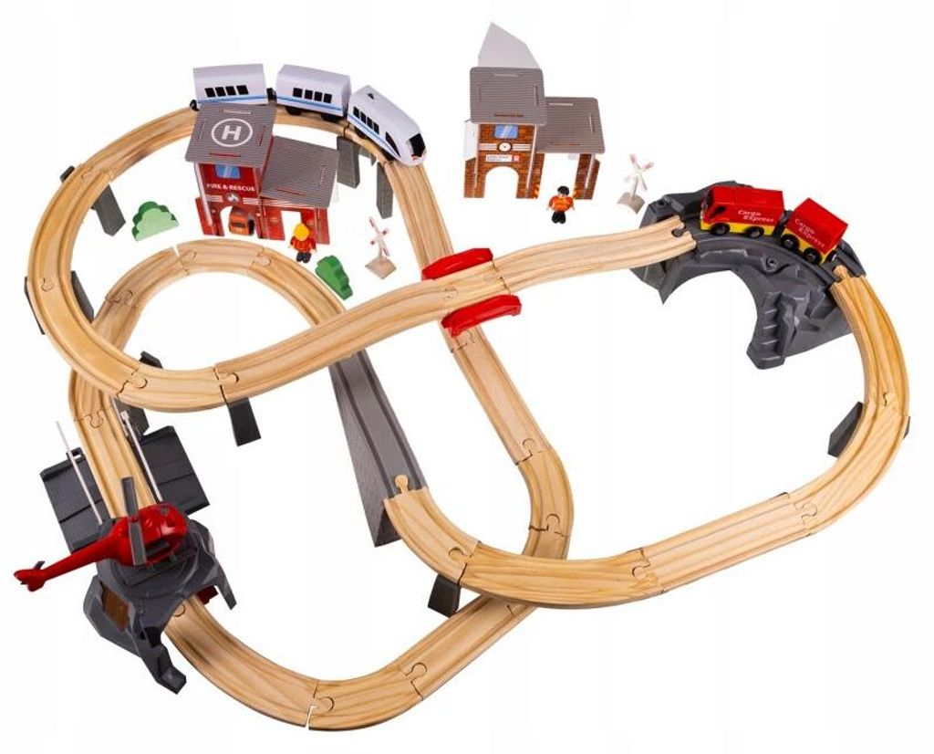 Holzeisenbahn - Kruzzel Zug 22754 Produktbild 