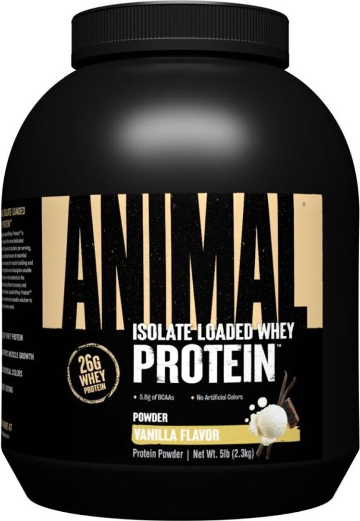 Universal Nutrition Animal Isolated Whey Protein- 2,3 kg Vanilla
