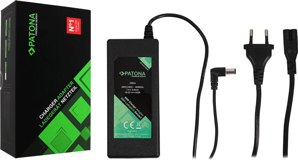 PATONA Premium Netzteil 19,5V 4,62A 90W für Dell Inspiron Produktbild 