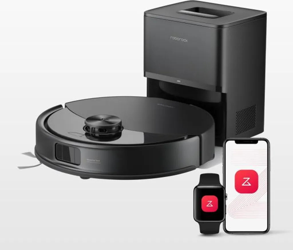 Roborock Q10 VF+ Aspirateur Robot Laveur Noir 10000 Pa Haute Performance