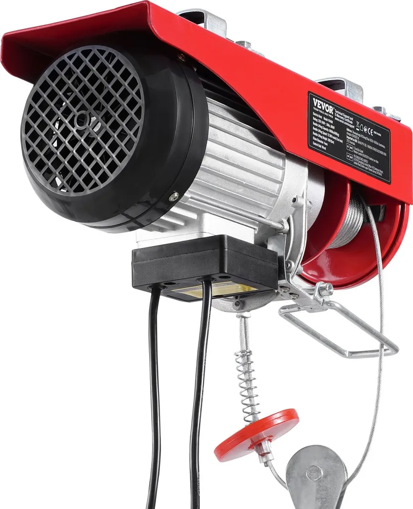 Palan électrique robuste 400kg 12m - Télécommande et arrêt d'urgence - 11