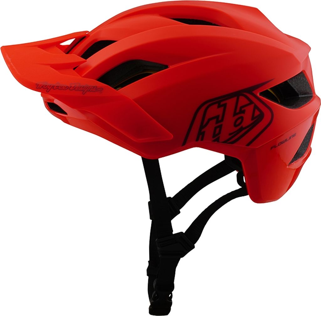 Troy Lee Designs Flowline MIPS Helm, Point, infra red, XL/XXL | 60-63cm