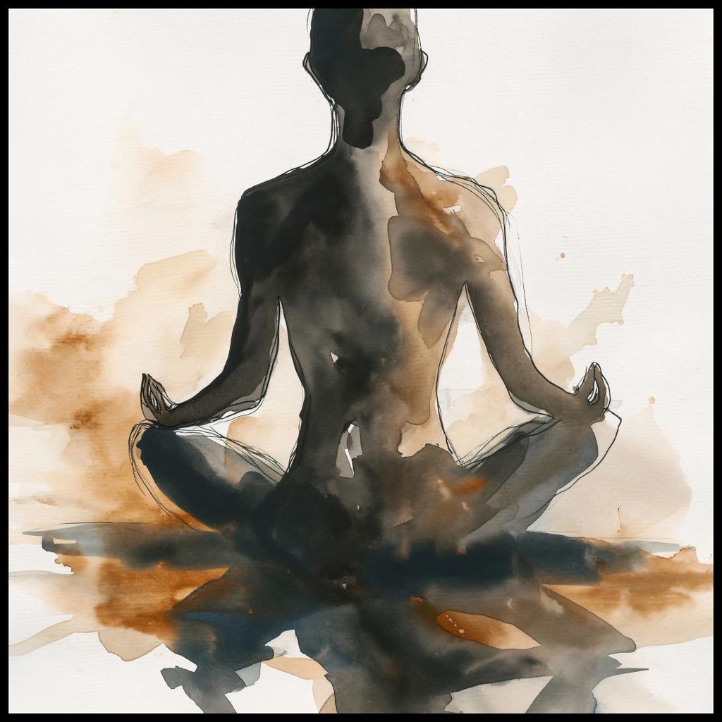 Plakat 80x80cm Seelenruhe Ihr Frieden