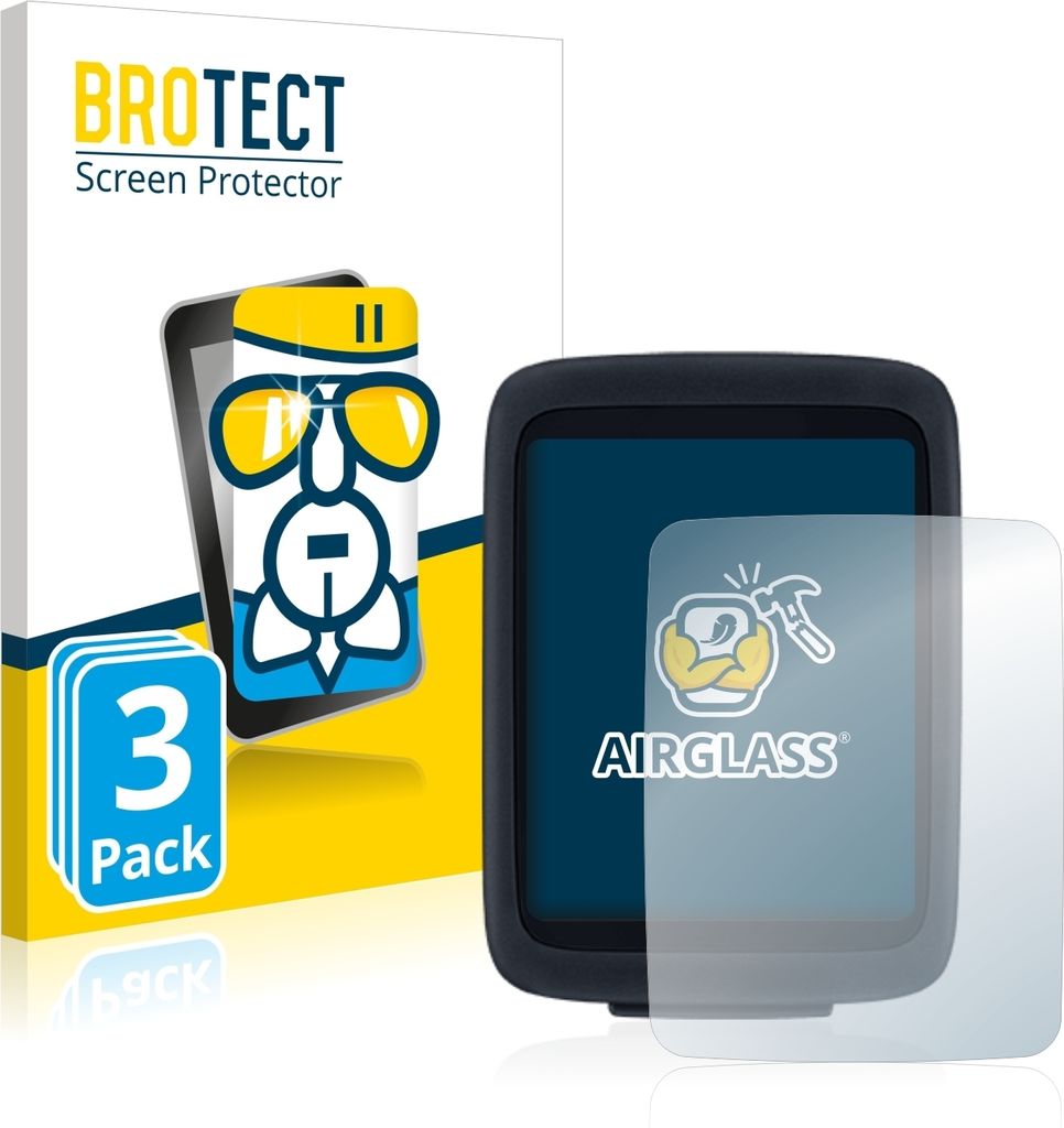 3x BROTECT Schutzglas für Sigma BC 10.0 WL Schutzfolie Panzer Folie Glas Display Schutz klar