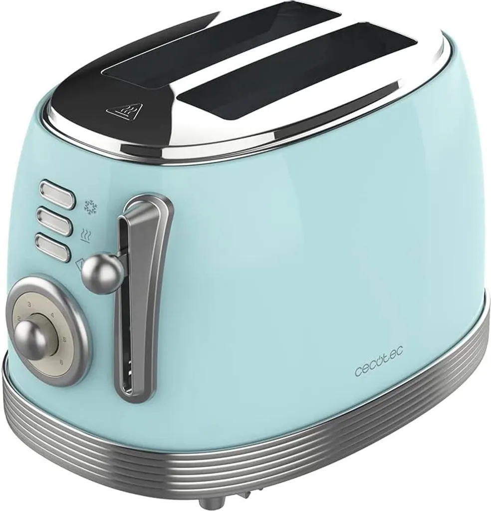 Cecotec Tostapane verticale Toast&Taste 800 Vintage Azzurro
