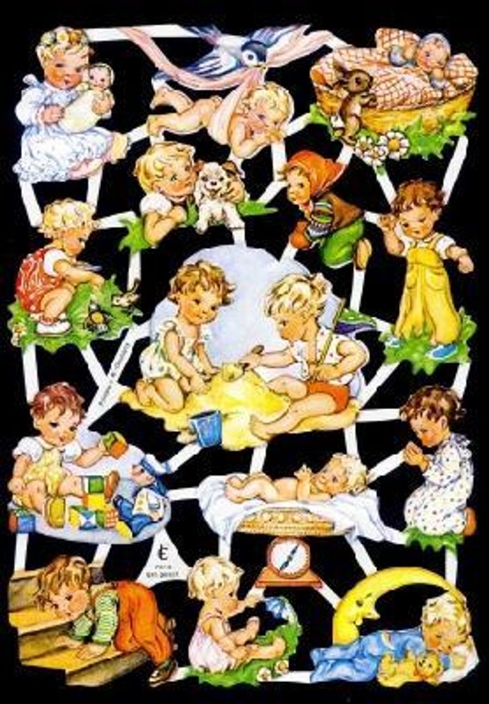 Glanzbilder - Kinder im Urlaub