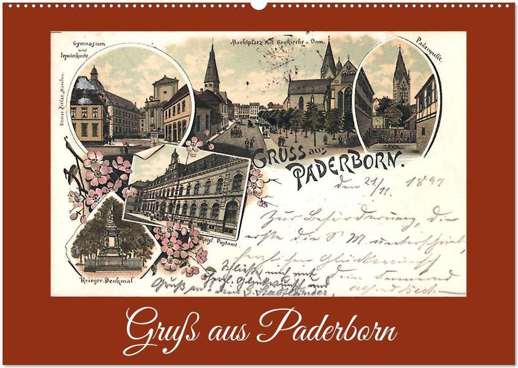 Gruß aus Paderborn (Wandkalender 2026 DIN A2 quer), CALVENDO Monatskalender