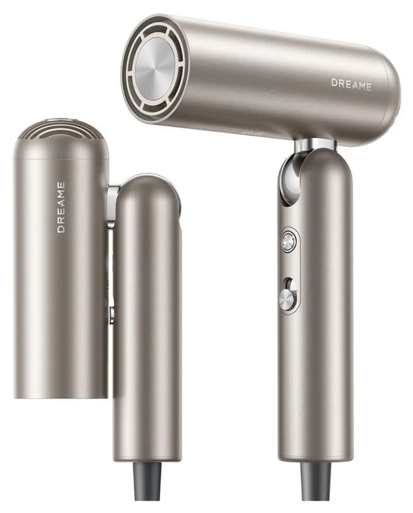 Dreame Pocket Pro Titanium Gold Sèche-Cheveux Ionique Ultra Léger