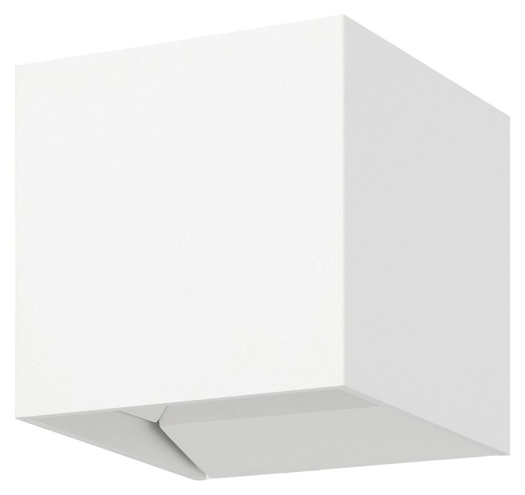 Applique Esterno Contemporanea Calpino 3 Alluminio Bianco Immagine del prodotto 