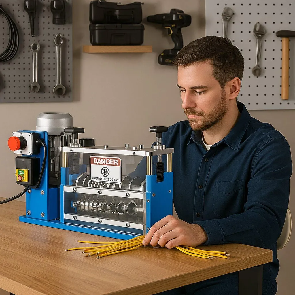 Machine à dénuder électrique pour câbles de 1,5 à 38 mm - Modèle PRO