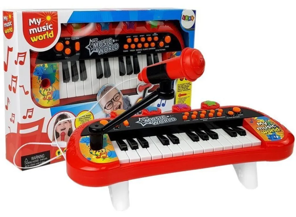 Piano enfant 24 touches USB portable pour chanter et jouer partout