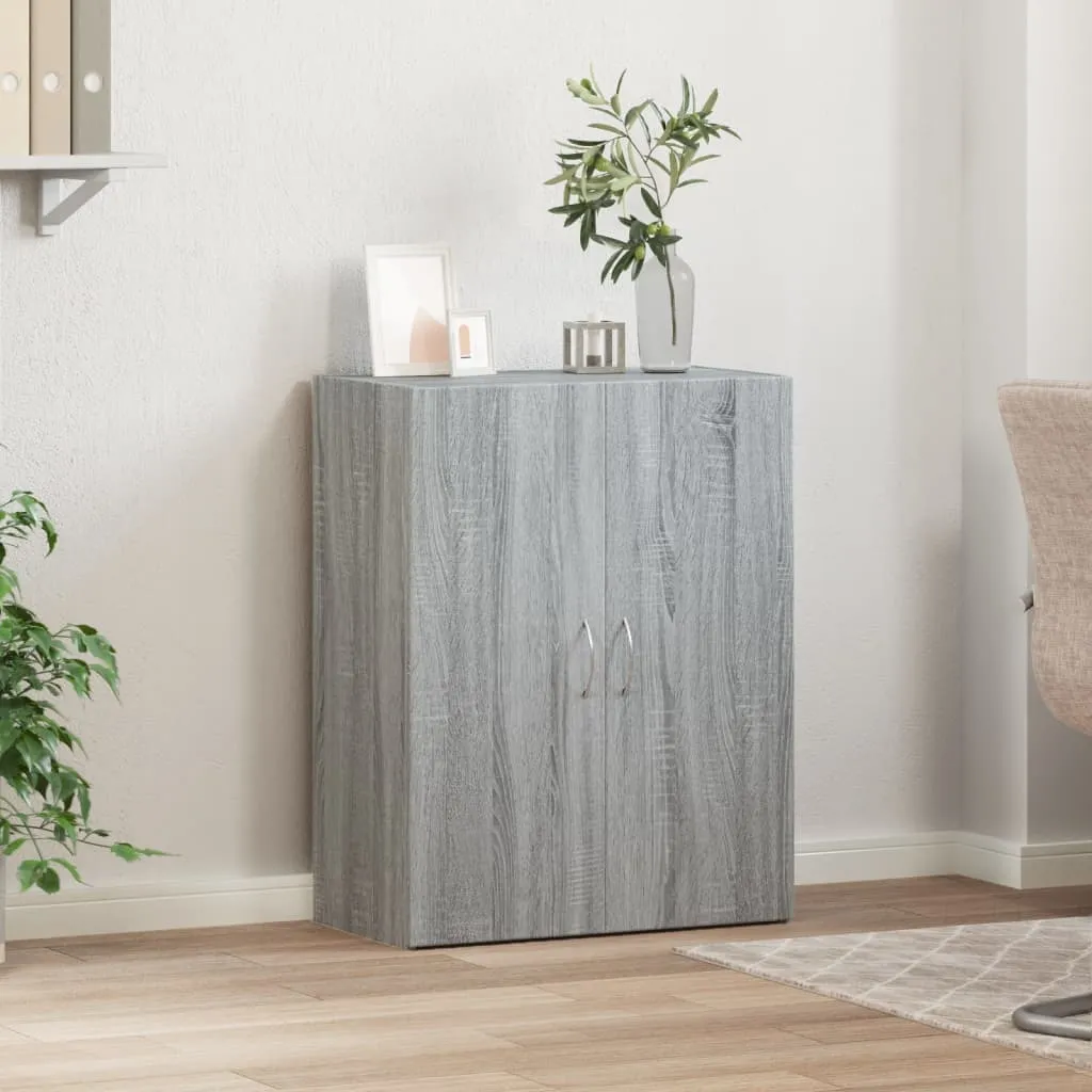 Schedario SYFAX™ Grigio Sonoma 60cm | Mobiletto Documenti Multistrato - 3