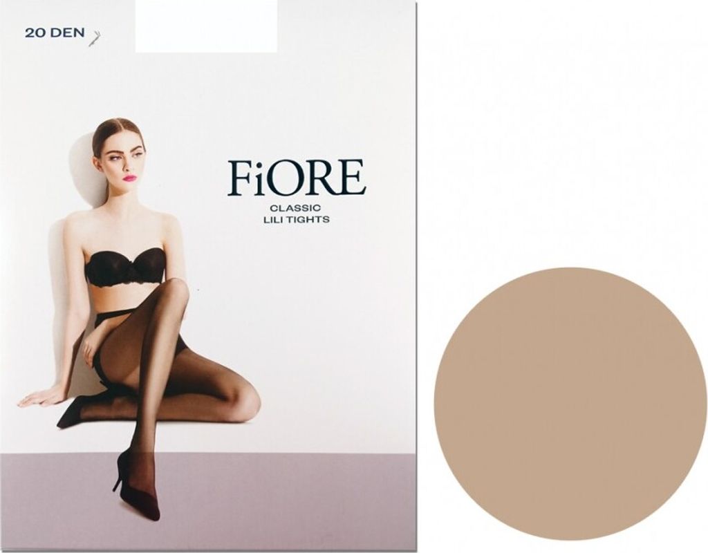 Glatte Damenstrumpfhose Fiore Lili 20 den Akt 5 Produktbild 