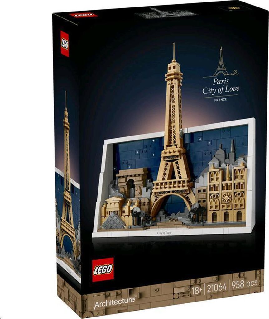 LEGO Architecture Paris - Ville d'amour Puzzle 3D - Image du produit 