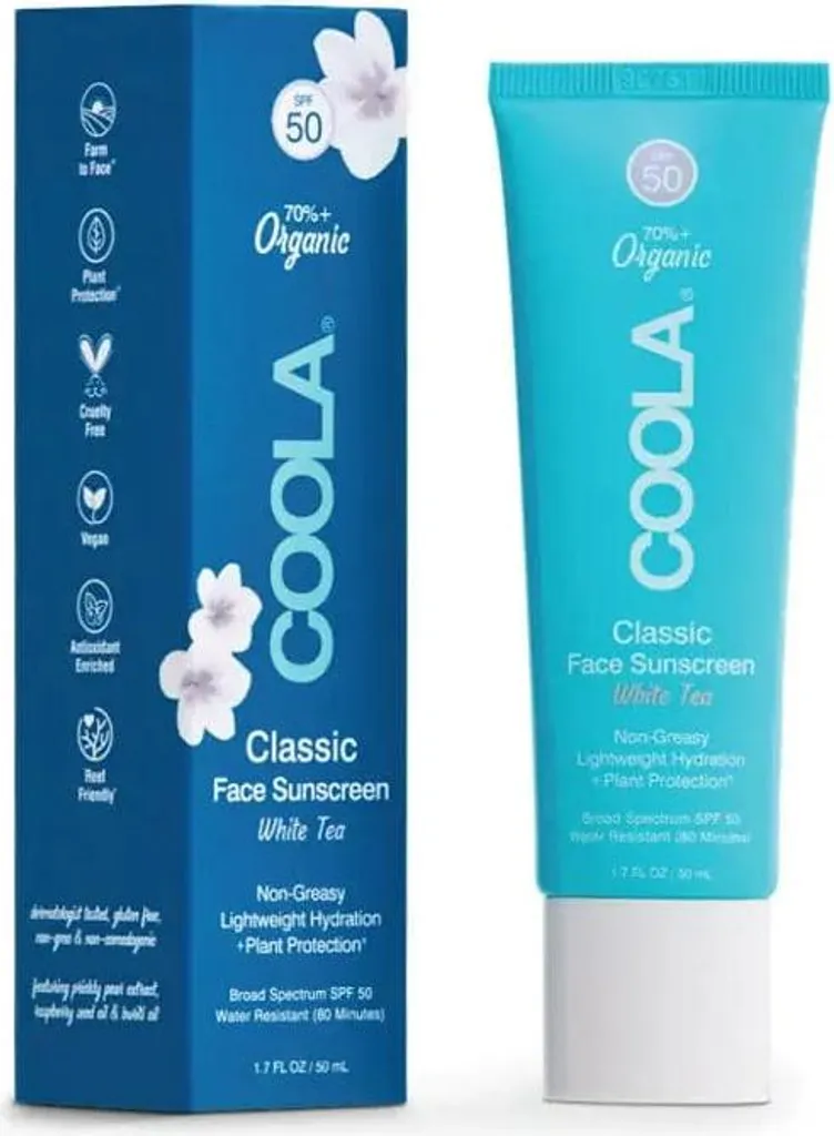 Coola Classic Sunscreen Face SPF50 Crème Solaire Visage Hydratante 50ml