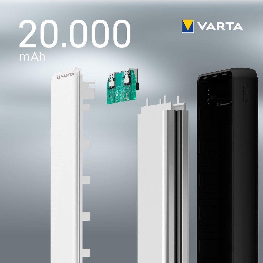 Varta Power Bank Energy 20000 20.000mAh, 2xUSB A, 1xUSB C Produktbild 24