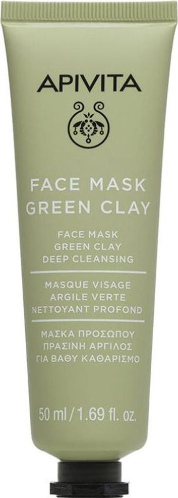 Apivita Face Mask For Deep Cleansing With Green Clay 50ml Produktbild 