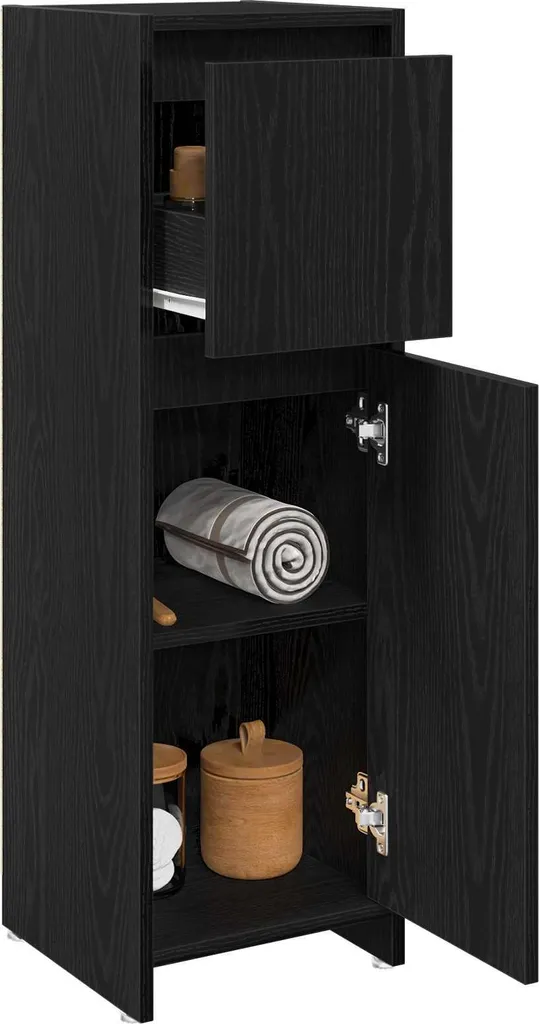 Maison Exclusive - Armadietto Bagno Rovere Marrone 30x30x95cm In Legno Multistrato 88166575
