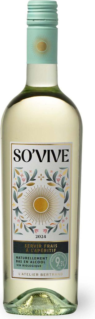 L'Atelier Bertrand SO'VIVE Vin Biologique 2024 9,5% Vol. Produktbild 