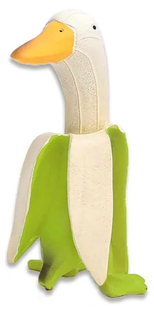 Statue canard banane durable vert résistant chaleur pour extérieur