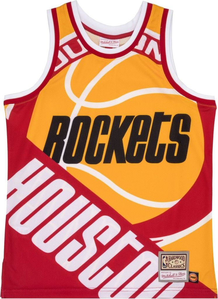 Houston Rockets NBA Mitchell & Ness Big Face Fashion 5.0 Tank Top-2XL