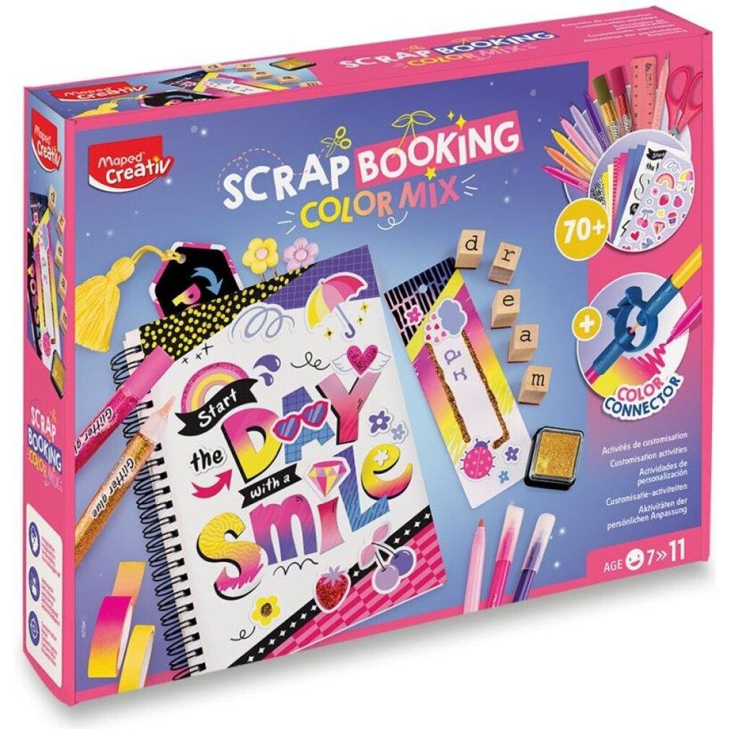 Maped Creativ Scrapbooking-Set COLOR MIX 70-teilig