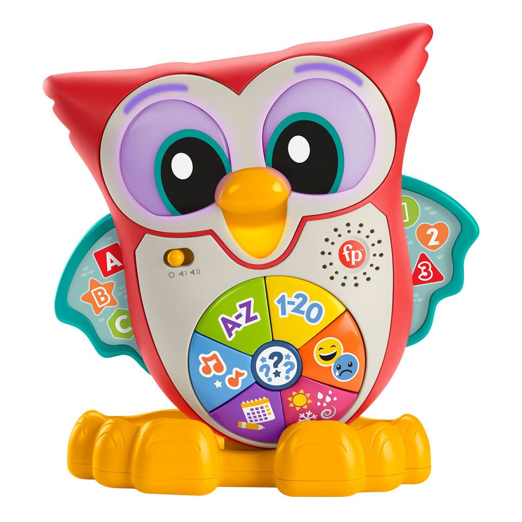 Fisher-Price Linkimals interaktive Eule Lernspielzeug Licht Ton