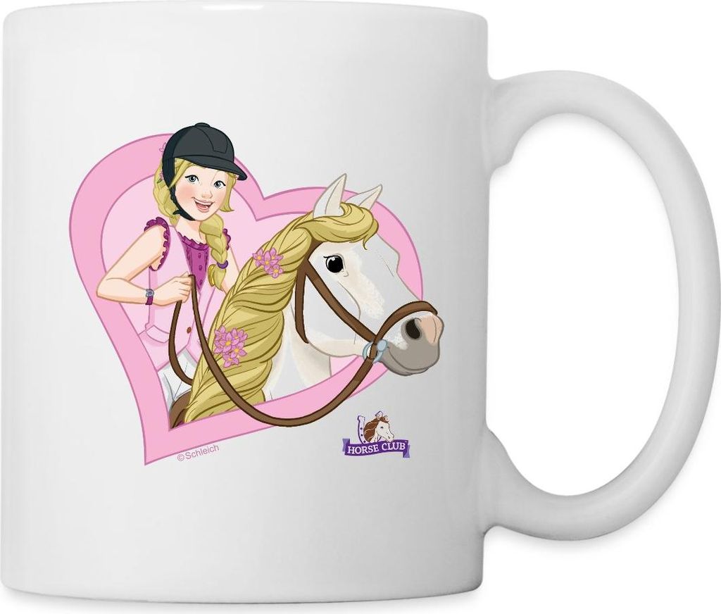 Spreadshirt Schleich Horse Club Sofia & Blossom Tasse, One Produktbild 