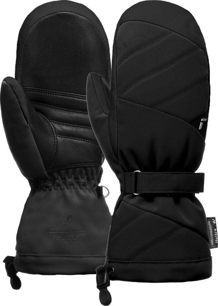 Reusch Fäustling Sonja R-TEX XT Mitten extra warm, wasserdicht und atmungsaktiv 7700 black 6.5