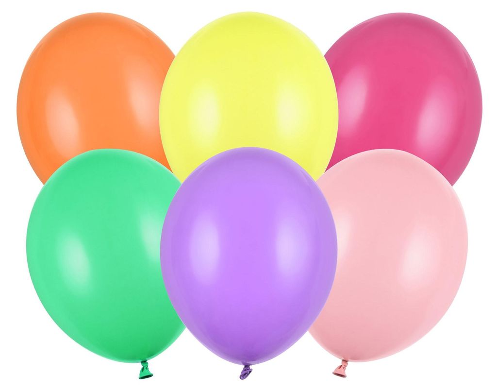 100 Luftballons 12cm bunt sortiert Produktbild 