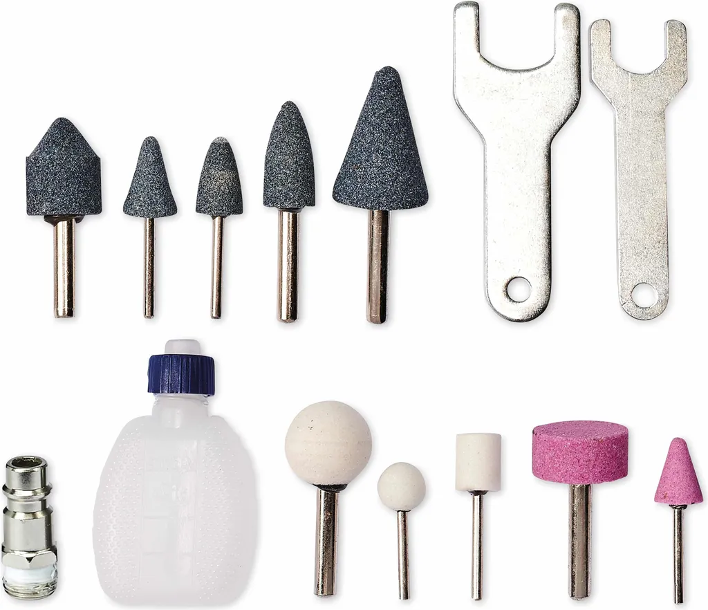 Meuleuse pneumatique Einhell TC-PP 220 droite avec set d'accessoires - 15