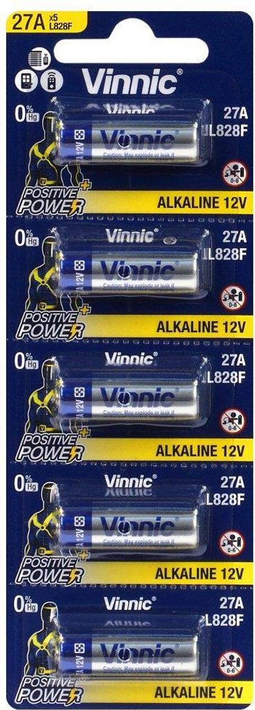 Batteries pour télécommande de voiture 27A 5 pcs. Image du produit 