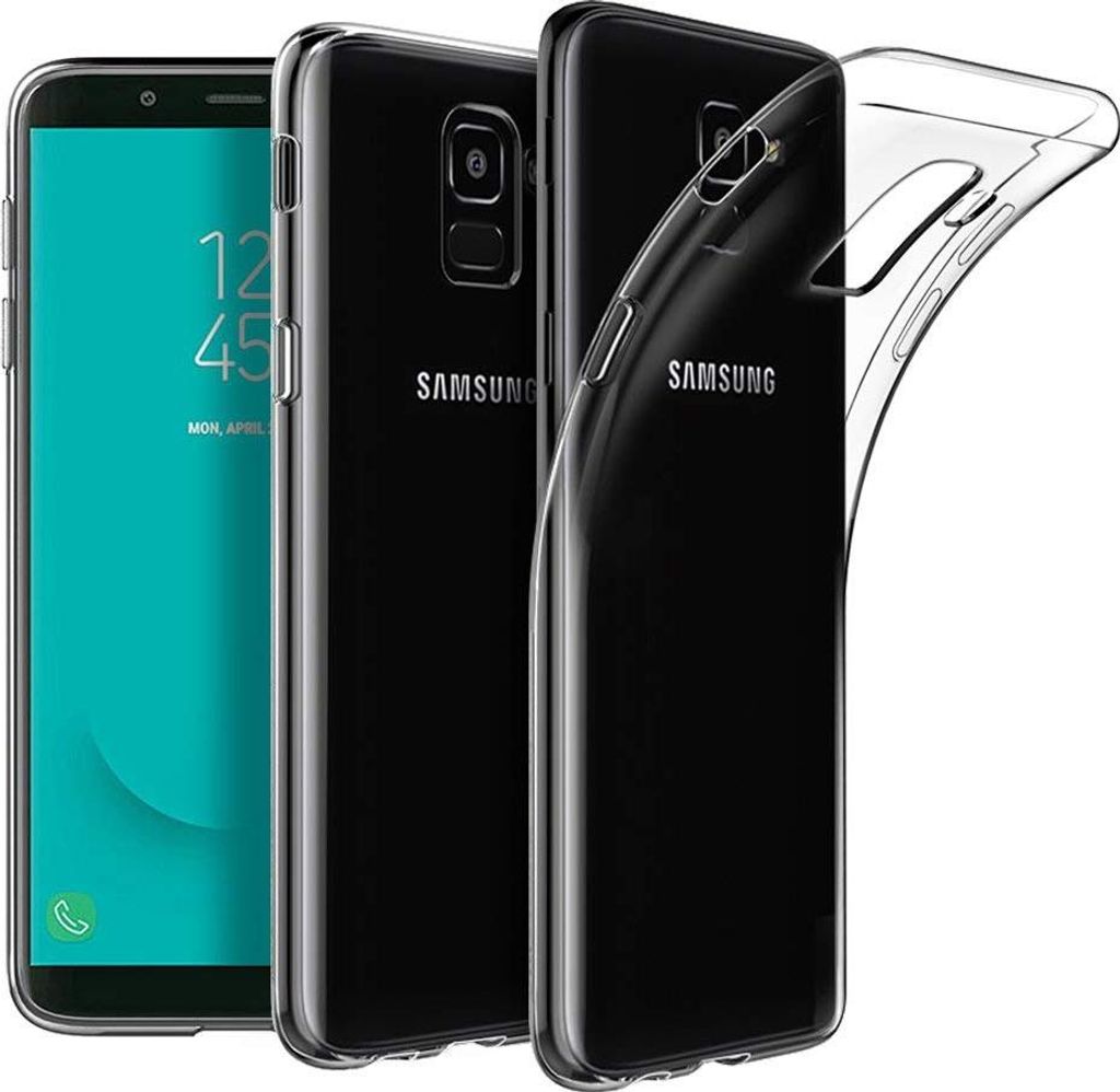 Hülle für Samsung Galaxy J6 2018 J600 - Transparent Handyhülle Kratzfest Schutzhülle Ultra Dünn Phonillico