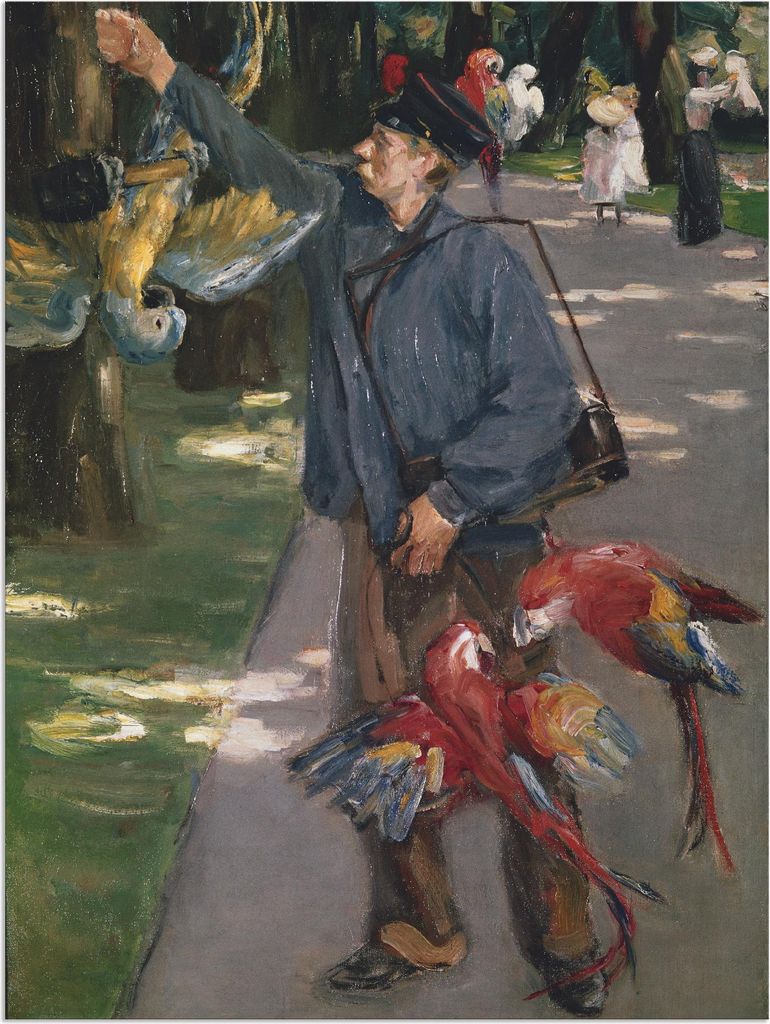 ARTland Wandbild Alu für Innen & Outdoor Der Papageienmann. 1901/1902 Größe: 60x80 cm