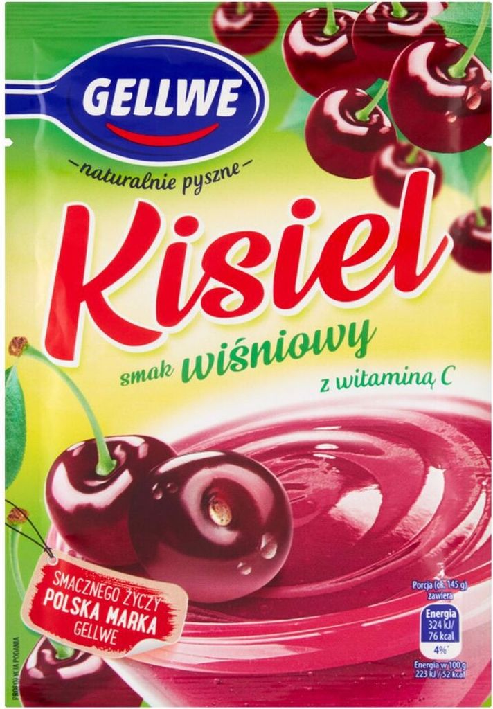 GELLWE Kisiel s príchuťou čerešní 38 g Obrázok produktu 