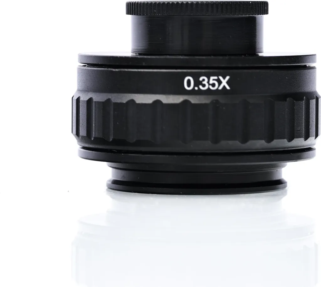 Objectif Réglable 0,35x pour Microscopes Stéréoscopiques et Caméras C - 2