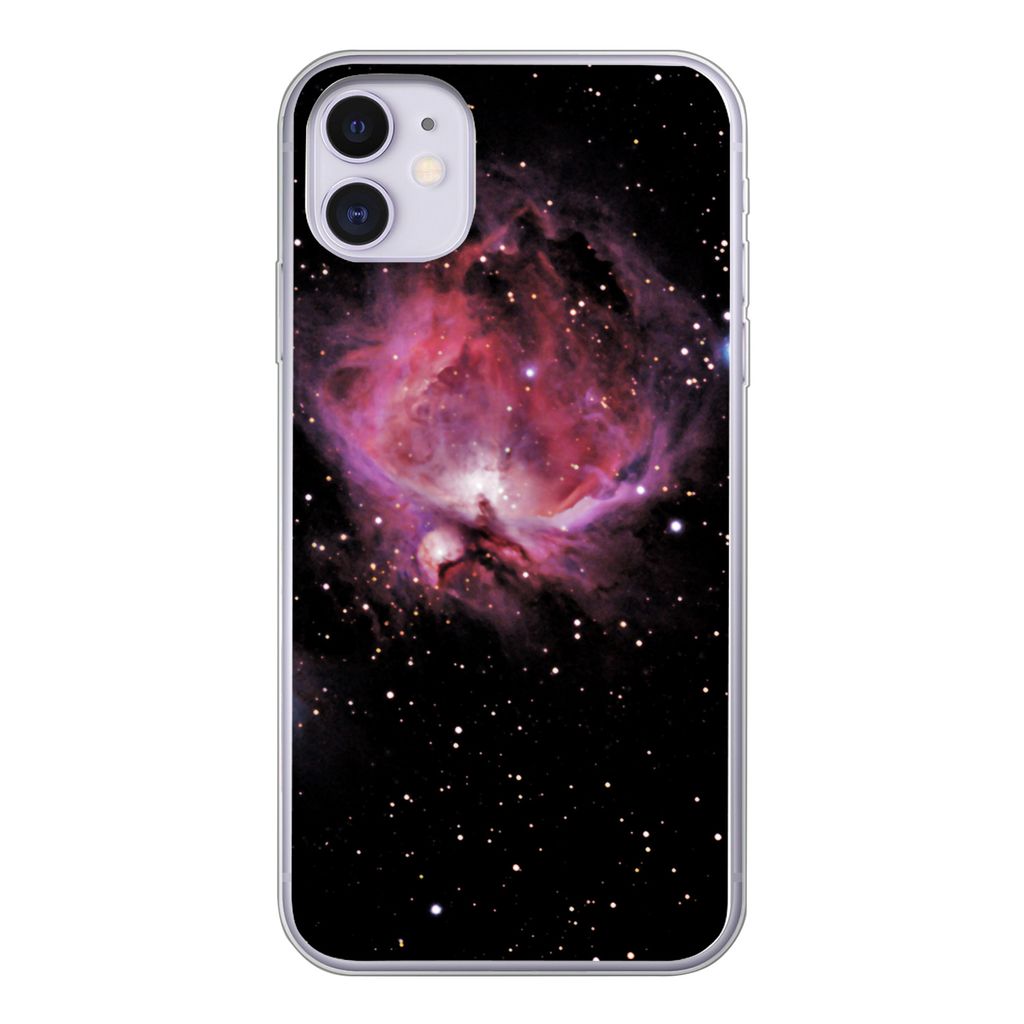 MuchoWow Handyhülle Schutzhülle Hülle für iPhone 11 Konstellation - Weltraum - Orion - Jungen - Mädchen - Kinder Silikon Softcase Handy Hül...