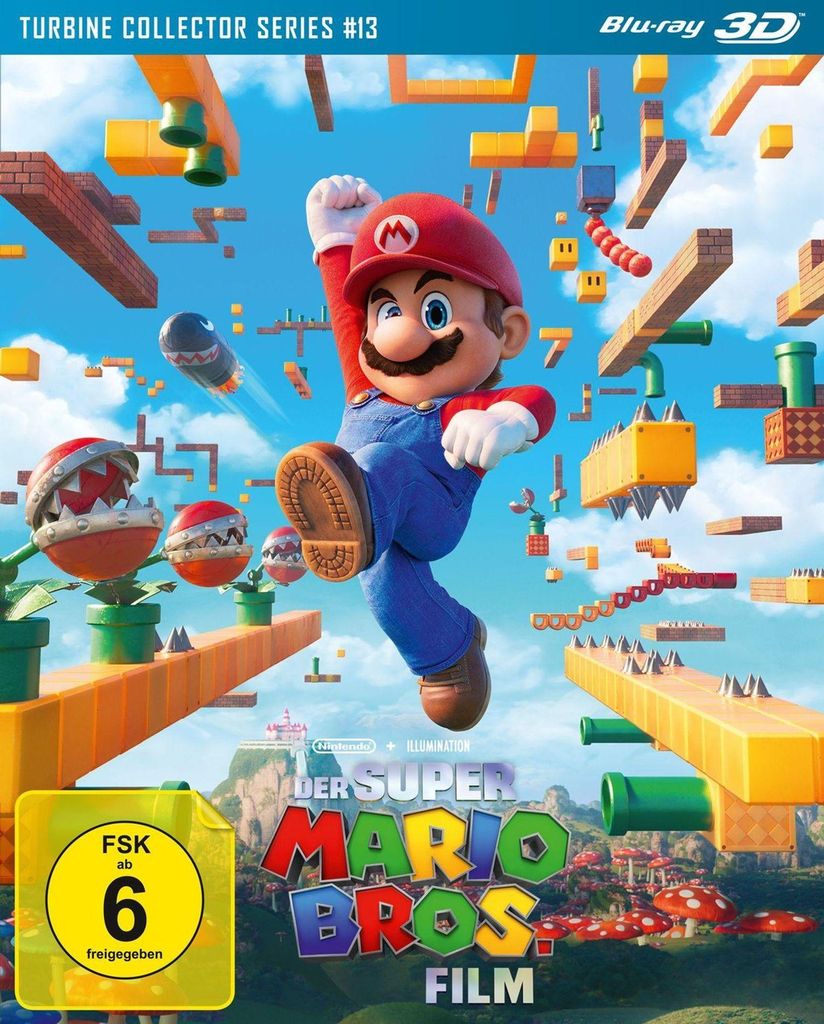 Der Super Mario Bros. Film (The Super Mario Bros. Movie) - 3D - Turbine Collector Series #13 (Blu-ray 3D)